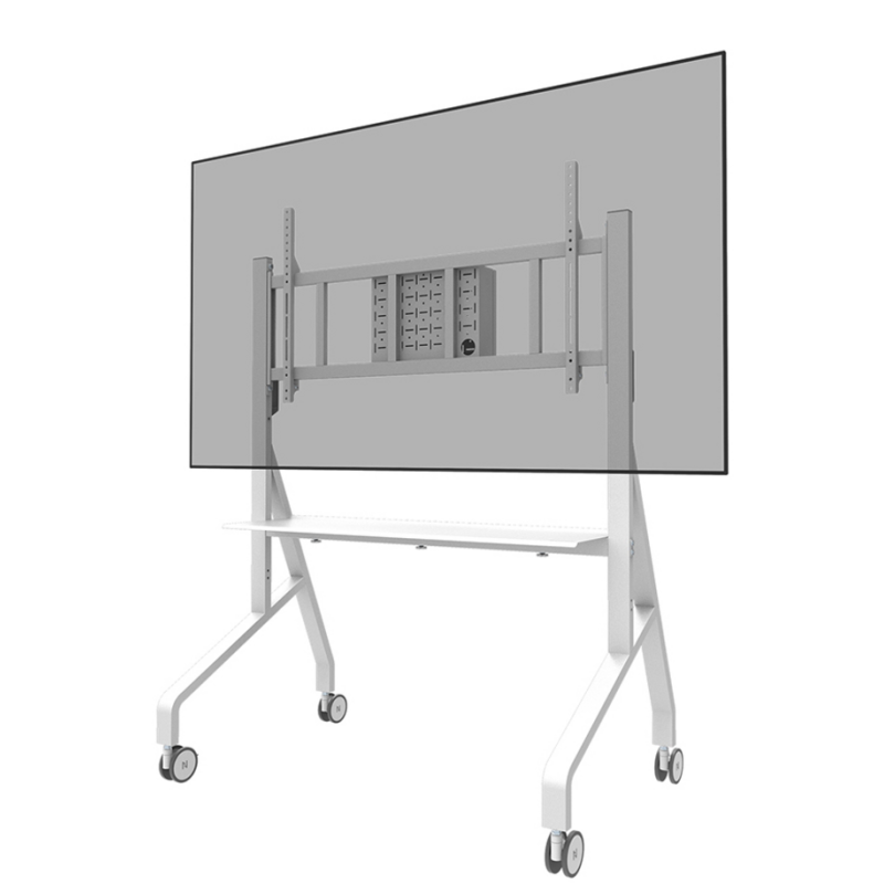 Neomounts FL50-575WH1 TV trolley 65-110" - fast installation - TÜV