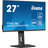 iiyama ProLite 27’’ IPS panel technology, ultra slim monitor featuring 4K resolution, Dynamic Power Saving (DPS) and height adju