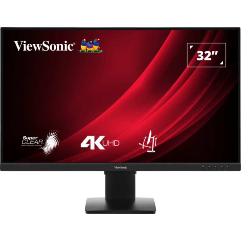 Viewsonic VG3208-4K computer monitor 81.3 cm (32") 3840 x 2160 pixels 4K Ultra HD LED Black