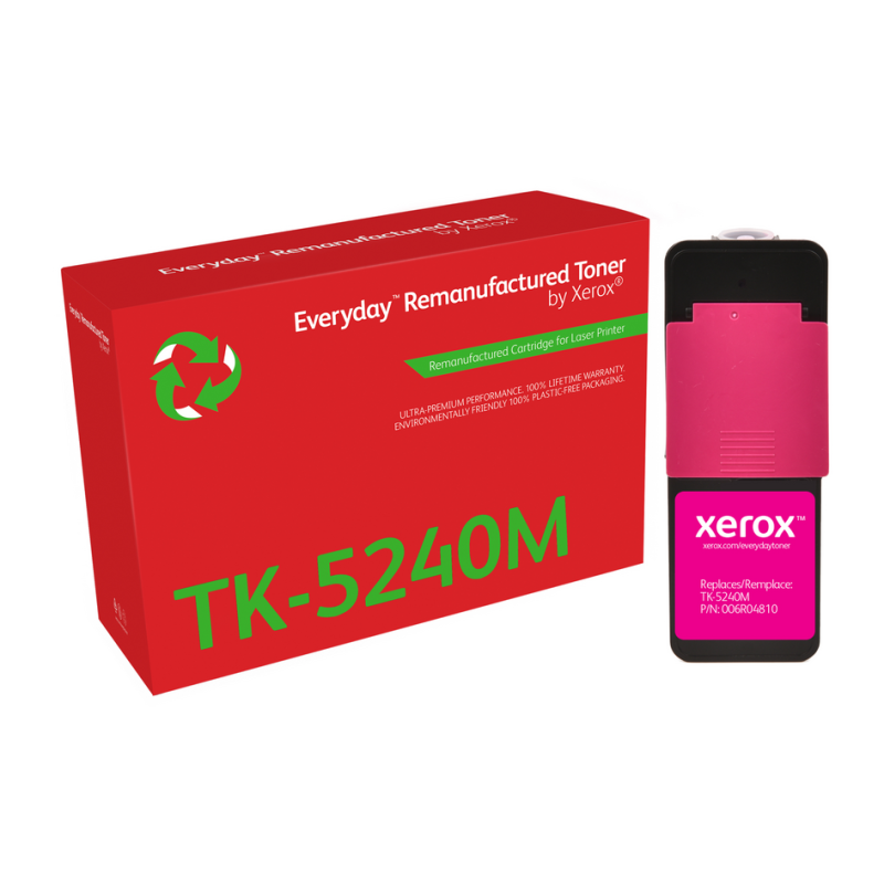 Everyday™ Magenta Remanufactured Toner by Xerox compatible with Kyocera TK-5240M, Standard capacity