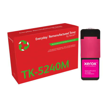 Everyday™ Magenta Remanufactured Toner by Xerox compatible with Kyocera TK-5240M, Standard capacity