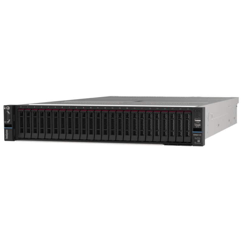 Lenovo ThinkSystem SR650 V3 server Rack (2U) Intel® Xeon® Gold 6526Y 2.8 GHz 64 GB DDR5-SDRAM 1100 W