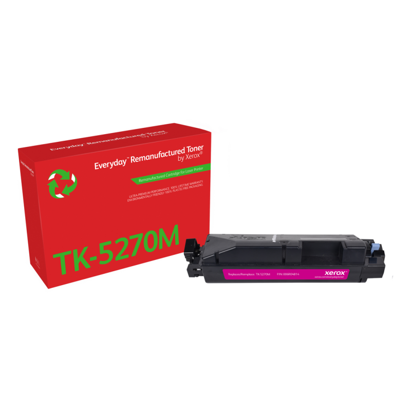 Everyday™ Magenta Remanufactured Toner by Xerox compatible with Kyocera TK-5270M, Standard capacity