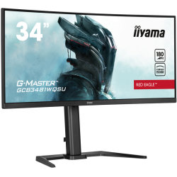 iiyama G-MASTER Immerse yourself in the game with the curved GCB3481WQSU-B1 Red Eagle with FreeSync Premium