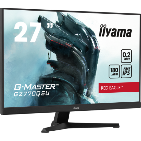 iiyama G-MASTER Unleash your full gaming potential with the Fast IPS G2770QSU Red Eagle