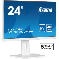 iiyama ProLite 24" IPS technology panel with USB-C dock and RJ45 (LAN)