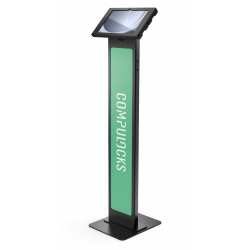 Compulocks Galaxy Tab A9+ 11", Swell Enclosure Brandable Floor Stand - Black