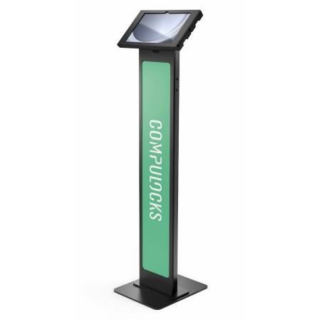 Compulocks Galaxy Tab A9+ 11", Swell Enclosure Brandable Floor Stand - Black