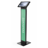 Compulocks Galaxy Tab A9+ 11", Swell Enclosure Brandable Floor Stand - Black