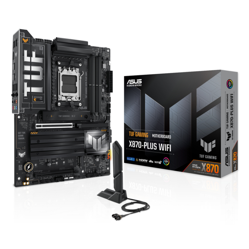 ASUS TUF GAMING X870-PLUS WIFI AMD X870 Socket AM5 ATX