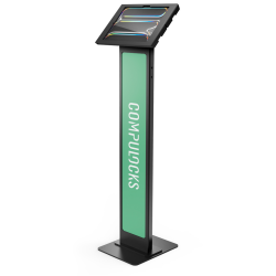 Compulocks iPad Pro M4 13" (2024), Apex Enclosure Brandable Floor Stand - Black
