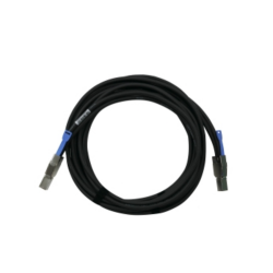 QNAP CAB-SAS30M-8644 Serial Attached SCSI (SAS) cable 3 m Black, Metallic