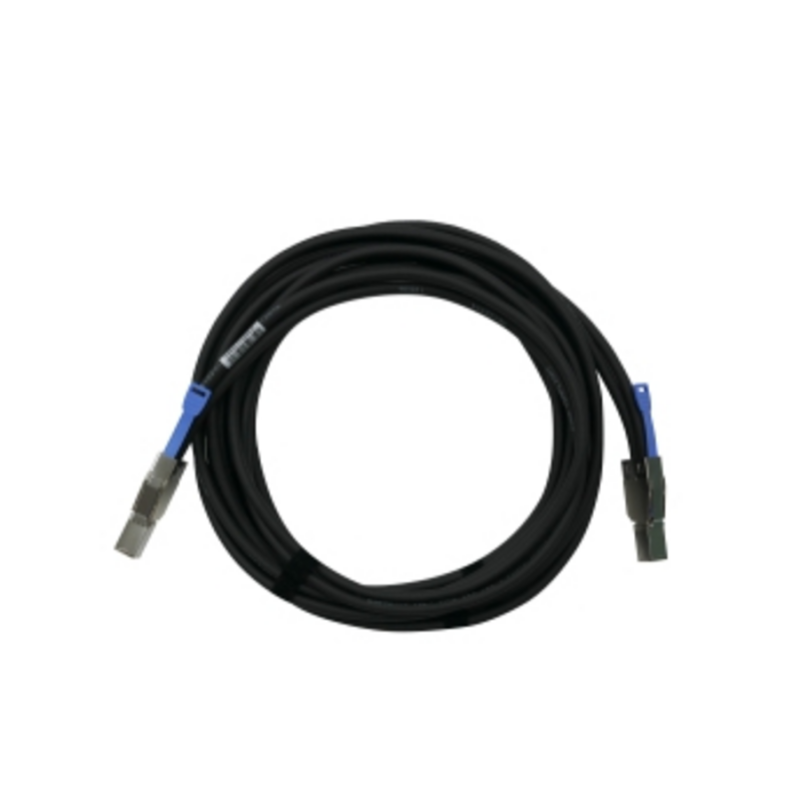 QNAP CAB-SAS30M-8644 Serial Attached SCSI (SAS) cable 3 m Black, Metallic