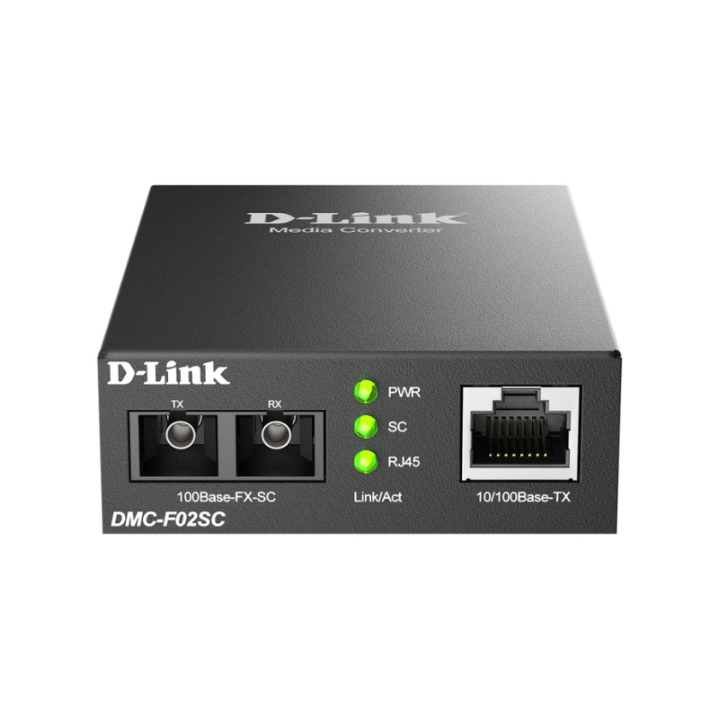 D-Link 10/100BaseTX to 100BaseFX SC Multi-mode Media Converter (2 km)