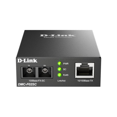 D-Link 10/100BaseTX to 100BaseFX SC Multi-mode Media Converter (2 km)