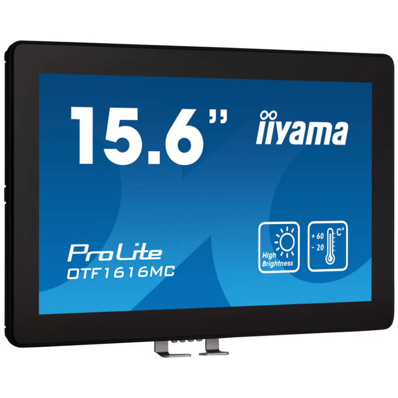 iiyama 15.6" high-brightness touchscreen with 10 touch points PCAP touch technology for outdoor applications