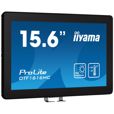 iiyama 15.6" high-brightness touchscreen with 10 touch points PCAP touch technology for outdoor applications