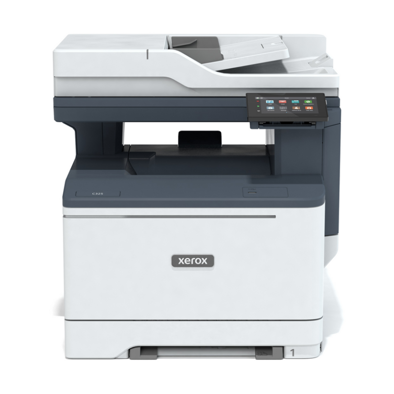 Xerox C325 A4 33ppm Wireless Duplex Copy/Print/Scan/Fax PS3 PCL5e/6 2 Trays Total 251 Sheets
