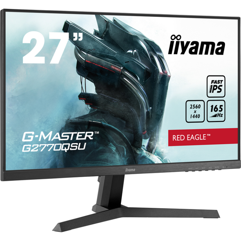 iiyama G-MASTER Unleash your full gaming potential with the Fast IPS G2770QSU Red Eagle