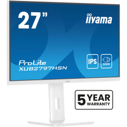 iiyama ProLite 27" IPS technology panel with USB-C dock and RJ45 (LAN)
