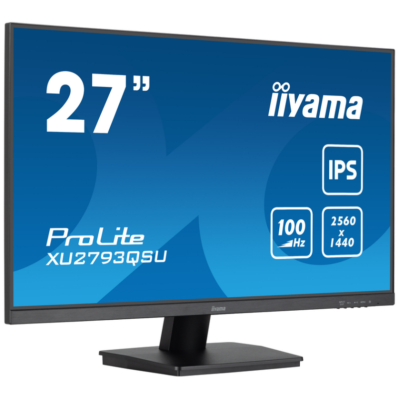 iiyama ProLite 27” QHD IPS technology panel with USB hub and 100Hz refresh rate