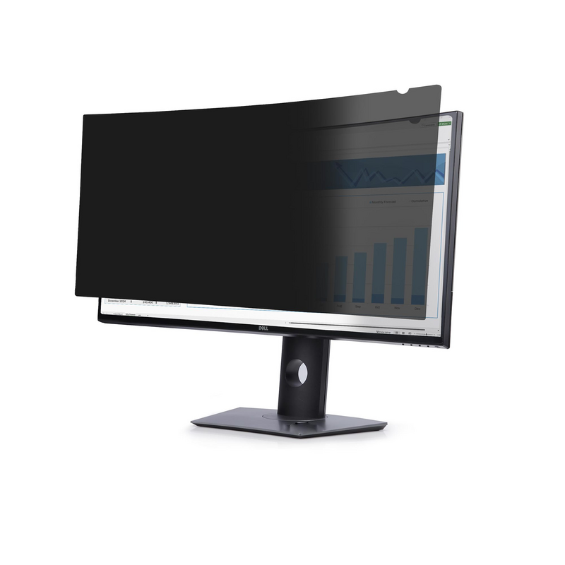 StarTech.com Privacy Screen For Dell P3424WE Curved Ultrawide 21:9 Monitor, Double-Sided Filter Matte/Glossy, Computer Monitor S