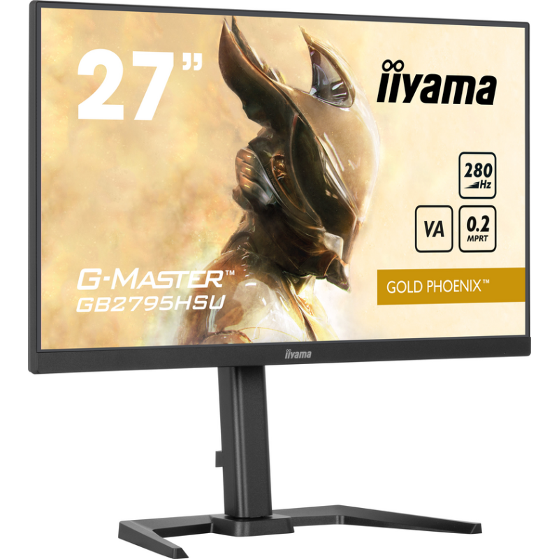 iiyama Control the game with the 27" GB2795HSU Gold Phoenix 280Hz VA monitor
