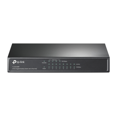 TP-Link TL-SG1008P network switch Unmanaged Gigabit Ethernet (10/100/1000) Power over Ethernet (PoE) Hazelnut