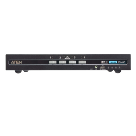 ATEN 4-Port USB DVI Secure KVM Switch with CAC (PSD PP v4.0 Compliant)