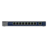 NETGEAR GS108MX-100EUS network switch Unmanaged L2 Gigabit Ethernet (10/100/1000) Desktop/Wall-Mounting