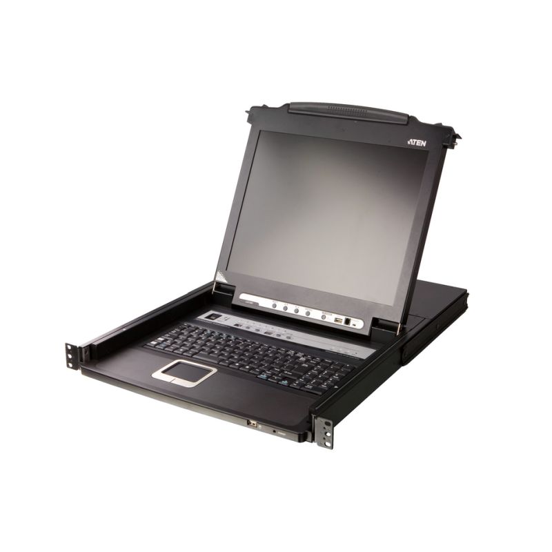 ATEN CL5708MW rack console 43.9 cm (17.3") Black 1U