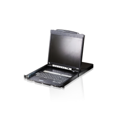 ATEN 16-Port 19" LCD KVM Switch (USB - PS/2 VGA) with USB Peripheral port (Dual Rail)