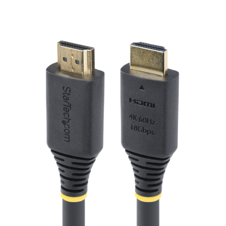 StarTech.com 5m (16.4ft) Premium Certified High Speed HDMI Cable, 4K 60Hz/1440p 144Hz, HDR10/HDCP 2.2/ARC, 18Gbps, UHD HDMI 2.0 