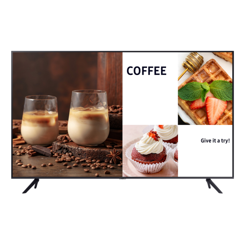 Samsung BE65C-H Digital signage flat panel 165.1 cm (65") LED Wi-Fi 4K Ultra HD Black Built-in processor Tizen 16/7