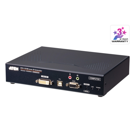 ATEN FHD DVI-I KVM over IP Transmitter