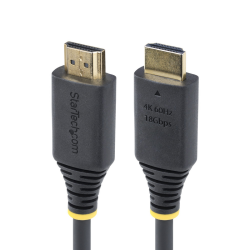 StarTech.com 30cm (1ft) High Speed HDMI Cable, 4K 60Hz/1440p 144Hz, HDR10/HDCP 2.2/ARC, 18Gbps, UHD HDMI 2.0 Cord for TV/Monitor