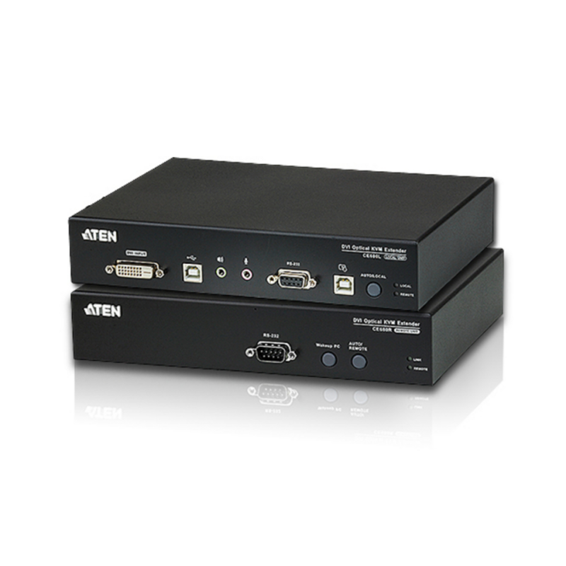 ATEN USB DVI Optical Fiber KVM Extender (20km)