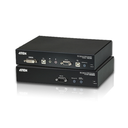 ATEN USB DVI Optical Fiber KVM Extender (20km)