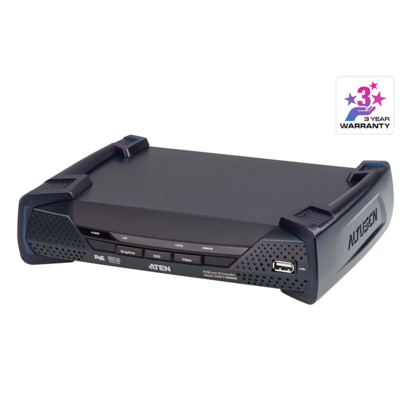 ATEN 2K DVI-D dual-link KVM over IP Receiver