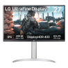 LG 27UP650K-W computer monitor 68.6 cm (27") 3840 x 2160 pixels 4K Ultra HD White