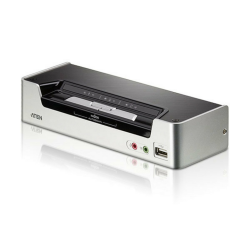 ATEN 2-Port USB HDMI KVM Switch with Audio & USB 2.0 Hub (KVM cables included)