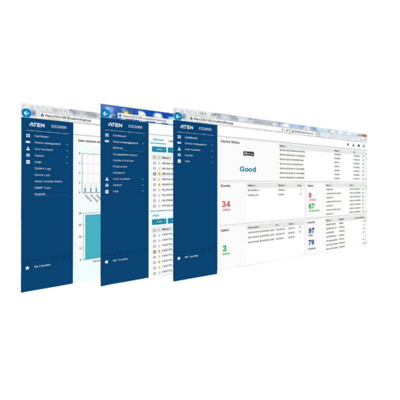 ATEN CC2000TN networking software Network management