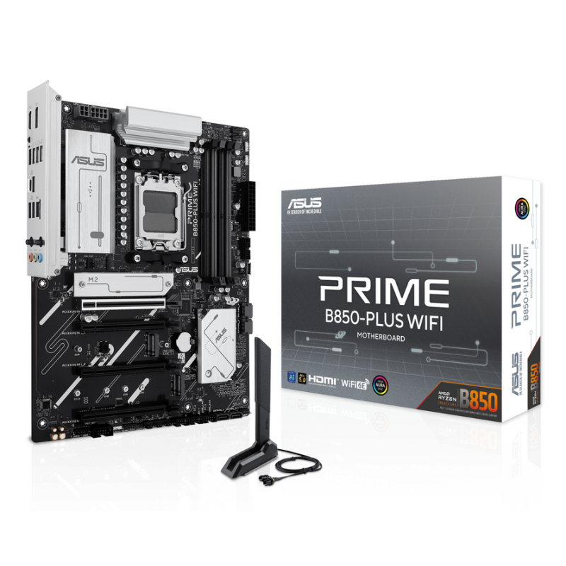 ASUS PRIME B850-PLUS WIFI AMD B850 Socket AM5 ATX