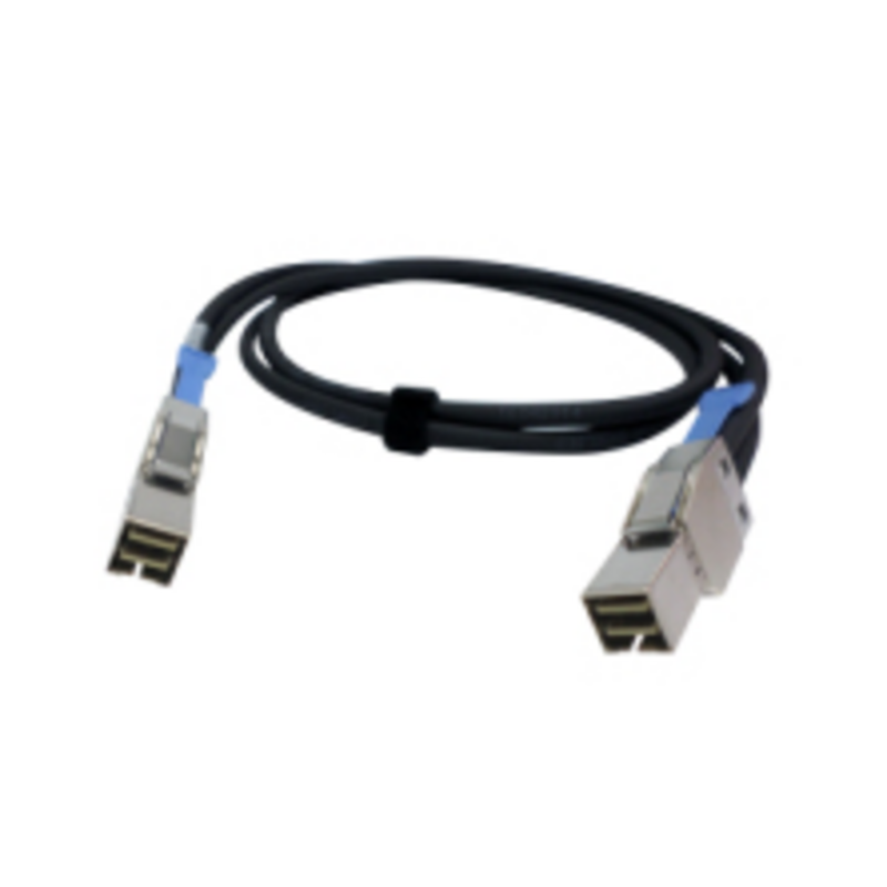QNAP CAB-PCIE10M-8644-4X Serial Attached SCSI (SAS) cable 1 m Black
