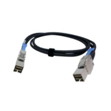 QNAP CAB-PCIE10M-8644-4X Serial Attached SCSI (SAS) cable 1 m Black