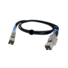 QNAP CAB-PCIE10M-8644-4X Serial Attached SCSI (SAS) cable 1 m Black