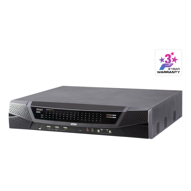 ATEN KN8064VB KVM switch Black
