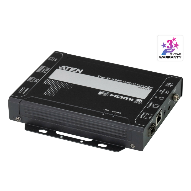 ATEN True 4K HDMI Optical Transmitter (4K@300m (K1, MM) / 10km (K2, SM))