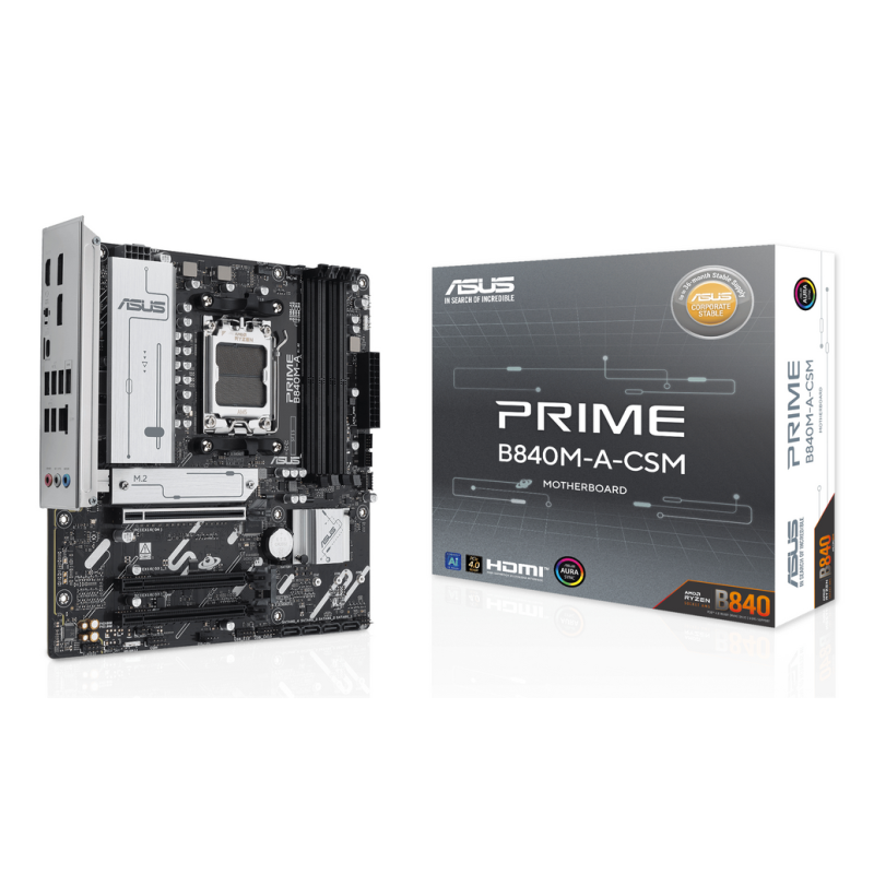 ASUS PRIME B840M-A-CSM AMD B840 Socket AM5 micro ATX