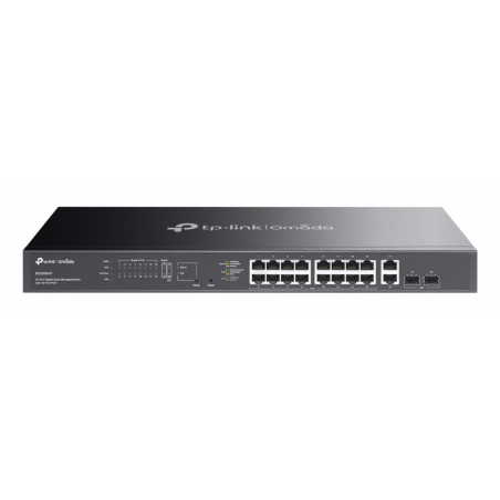TP-Link Omada ES220GMP network switch Managed L2 Gigabit Ethernet (10/100/1000) Power over Ethernet (PoE) Black